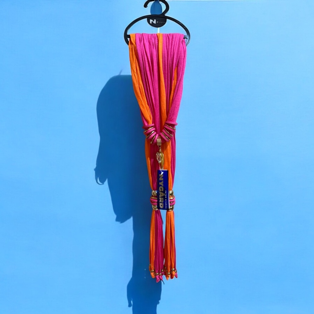 Nygard Slims Pink Flower Scarf